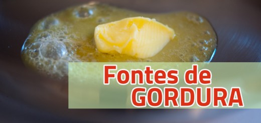 Principais fontes alimentares de gordura